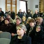Gárdonyi Géza Nyugdíjas Klub tagjai, és az ünneplő közönség